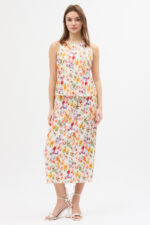 Çiçekli Etek ve Bluz Takım