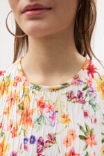 Çiçekli Etek ve Bluz Takım - Görsel 4