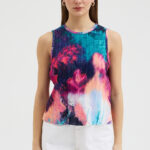 Batik Desen Pliseli Bluz