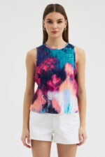 Batik Desen Pliseli Bluz