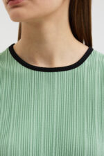 Su Yeşili Pliseli Bluz - Görsel 7