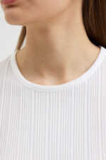 Beyaz Pliseli Bluz - Görsel 7