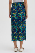 Ebru Sanatı Esintili Pliseli Etek - Görsel 6