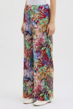 Mercan Desenli Pliseli Pantolon - Görsel 4