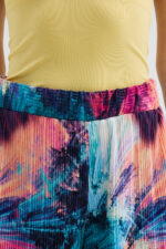 Batik Desenli Pliseli Pantolon - Görsel 7