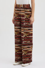 Çok Renkli Pliseli Pantolon - Görsel 4