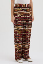 Çok Renkli Pliseli Pantolon - Görsel 5