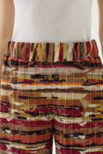 Çok Renkli Pliseli Pantolon - Görsel 7