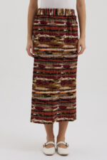 Çok Renkli Pliseli Etek - Görsel 4