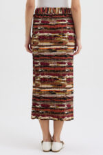 Çok Renkli Pliseli Etek - Görsel 6