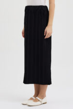 Siyah Pliseli Etek - Görsel 4