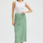 Su Yeşili Pliseli Etek
