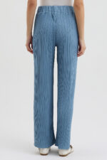 Mavi Pliseli Pantolon - Görsel 7