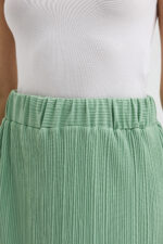 Su Yeşili Pliseli Etek - Görsel 7