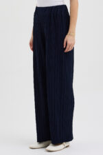 Lacivert Pliseli Pantolon - Görsel 5