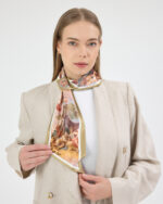 Kravat Eşarp Bej - Görsel 2