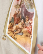 Kravat Eşarp Bej - Görsel 5