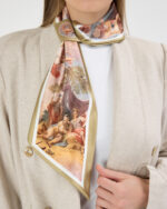 Kravat Eşarp Bej - Görsel 3