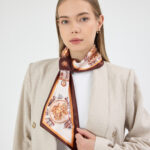 Kravat Eşarp Kahverengi