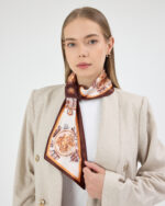 Kravat Eşarp Kahverengi
