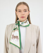 Kravat Eşarp Yeşil - Görsel 2