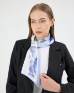 Kravat Eşarp Mavi - Görsel 5