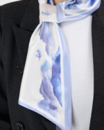 Kravat Eşarp Mavi - Görsel 3