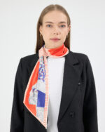 Kravat Eşarp Turuncu - Görsel 2